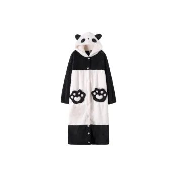 Ta Yan Pajama Robe Women's Black