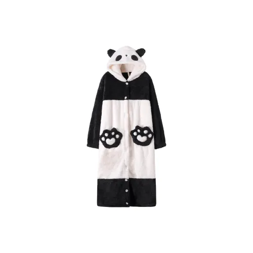 Ta Yan Pajama Robe Women's Black
