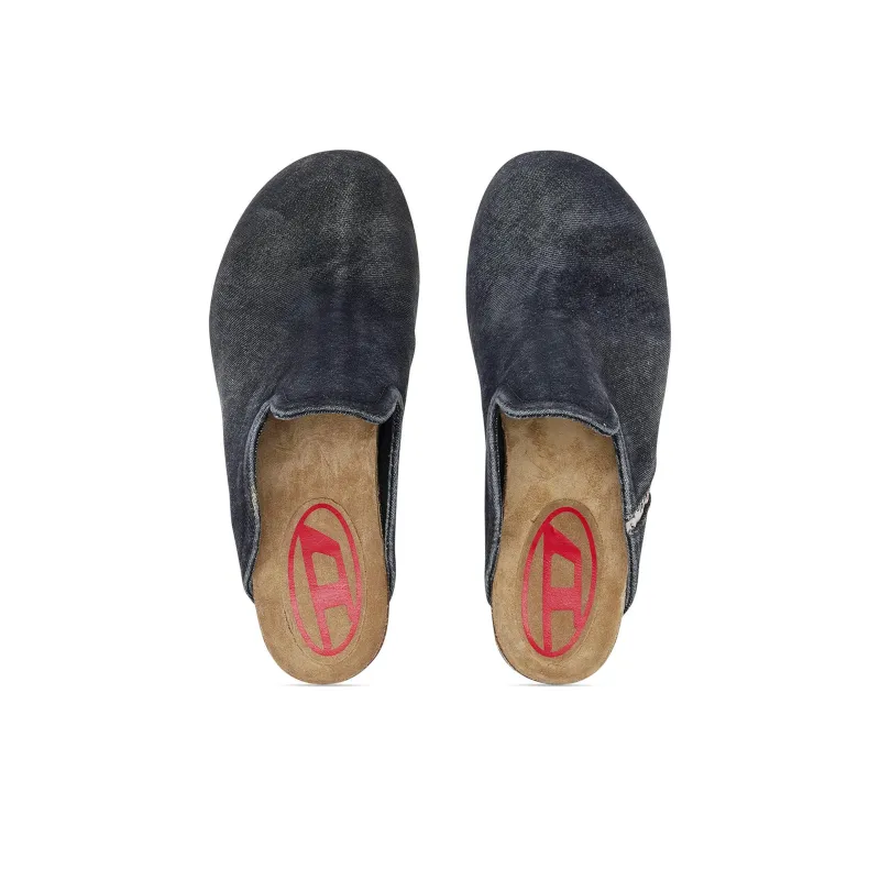 DIESEL D Woodstock Denim Mules Women's-4