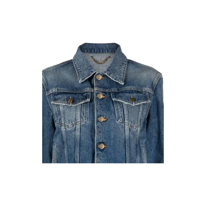 Golden Goose Logo patch Denim Jacket-4