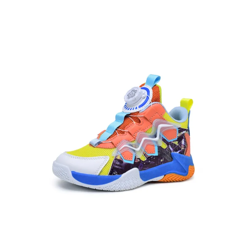 ROBINHOOD Slip Resistant And Abrasion Resistant Support Children's Basketball Shoes Kids'-7