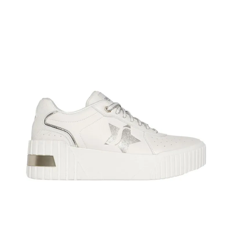 Skechers Anti Slip Wear Resistant Low Top Casual Shoes Women's White-1