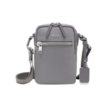TUMI Voyageur Nylon Shoulder Bag, Crossbody Bag Women's Gray