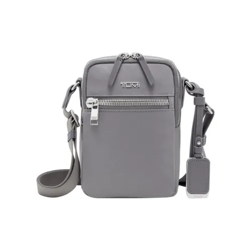 TUMI Voyageur Nylon Shoulder Bag Crossbody Bag Women's Gray