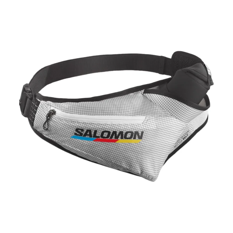 SALOMON Polyamide Fanny Pack Small Size Unisex White & Black-1