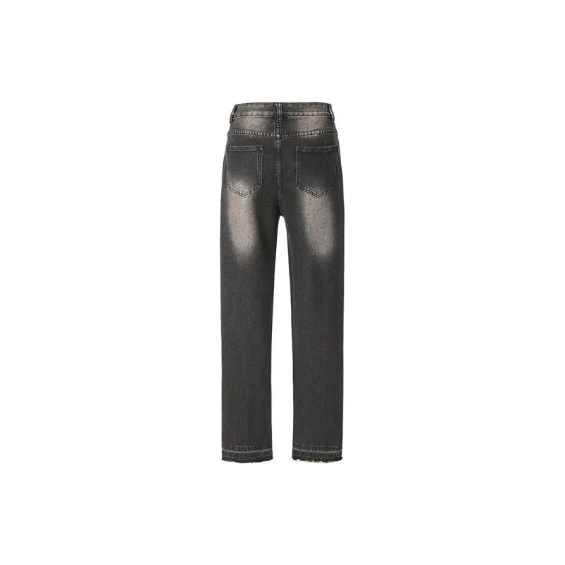 Wen Shan Jeans Women's Black Gray-4