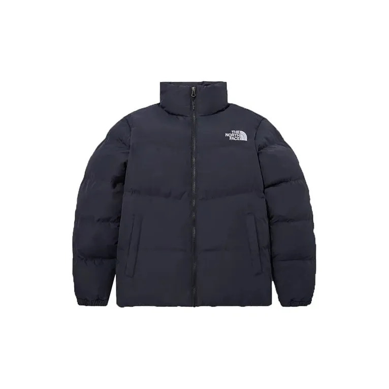 THE NORTH FACE Puffer Jacket Unisex Dark Blue Shopping Bag Included-1