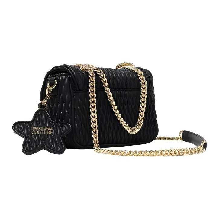 VERSACE JEANS COUTURE Polyurethane Shoulder Bag Women's Black-2
