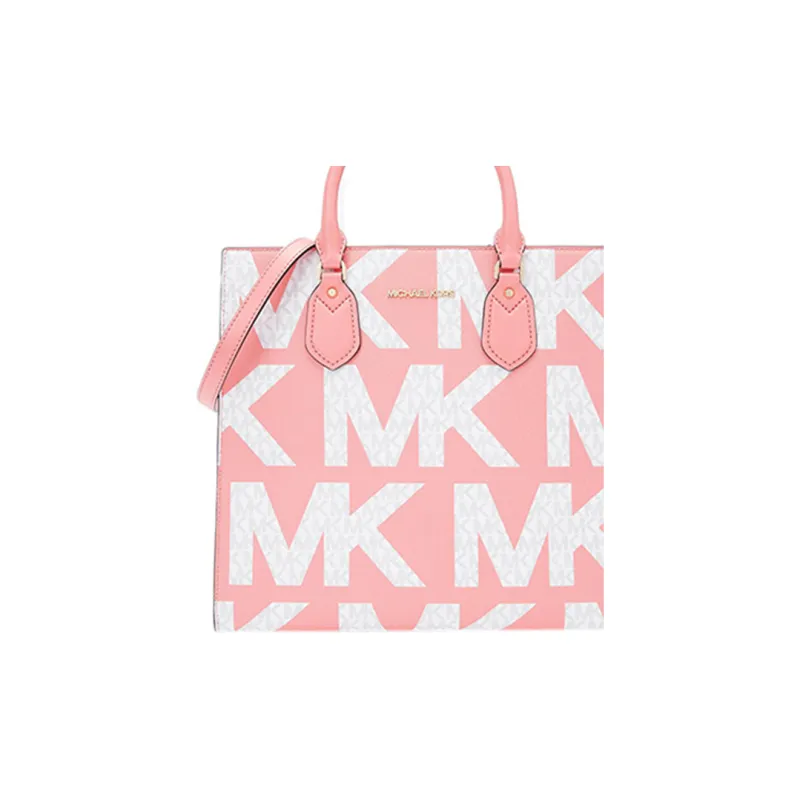 MICHAEL KORS MK Everly Artificial Leather Handbags Crossbody Bags Women's Grapefruit Pink-2