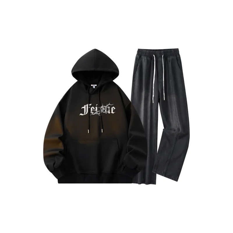 Feiyue Sweatshirt Sets Unisex-29
