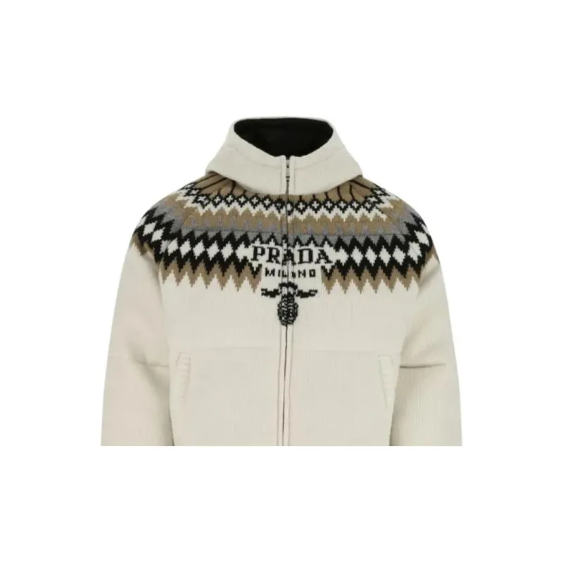 PRADA Jackets Coats Men's White-5