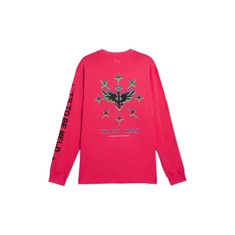 PUMA Playera De Basquetbol De Manga Larga Para Hombre PUMA X Lamelo Ball Melo 1Love-1