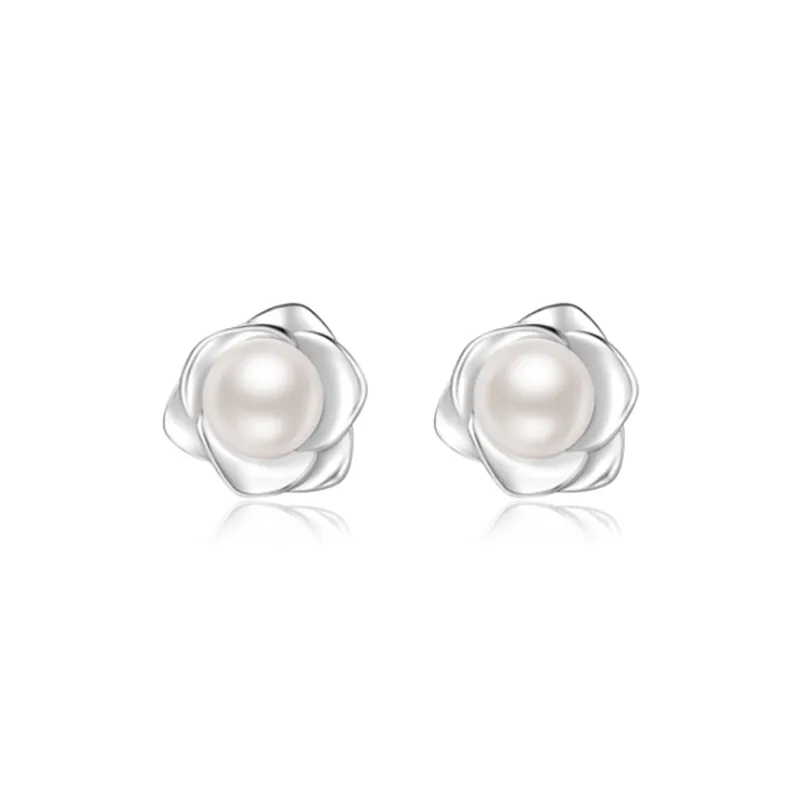 Seven Seven Silver Jewelry S999 Fine Silver Stud Earrings Women's-0