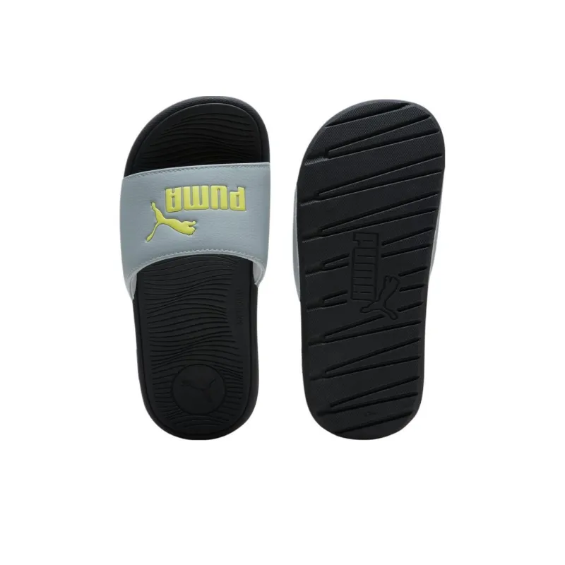PUMA Cool Cat 2.0 Anti Slip Wear Resistant Low Top Kids' Slippers Gray Teenagers-3