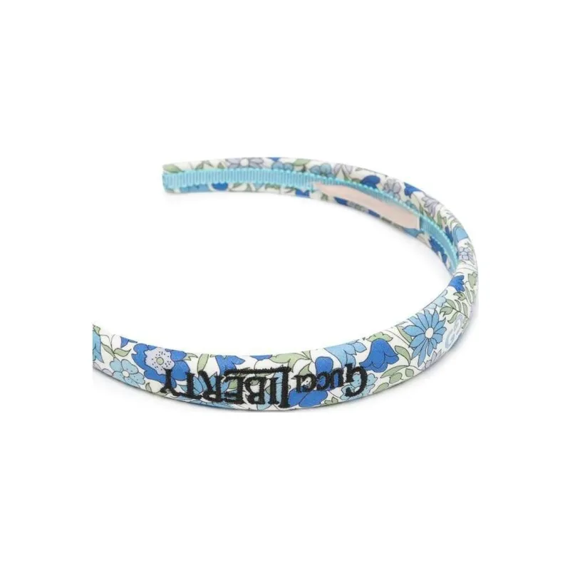 GUCCI Cotton Headbands Kids' Blue-2