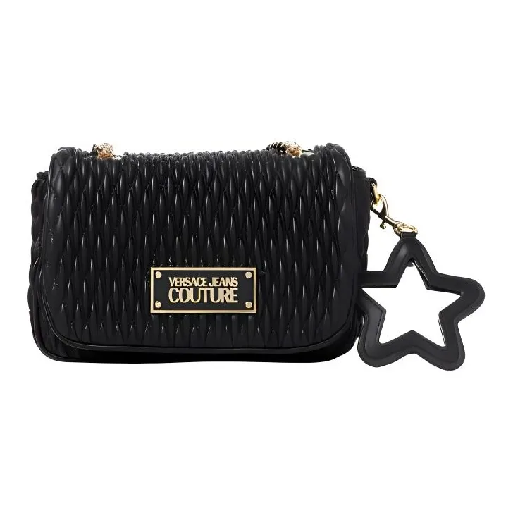 VERSACE JEANS COUTURE Polyurethane Shoulder Bag Women's Black-0