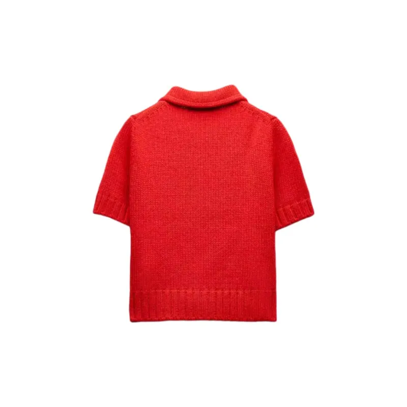 ZARA Knitwear Women's Red-1