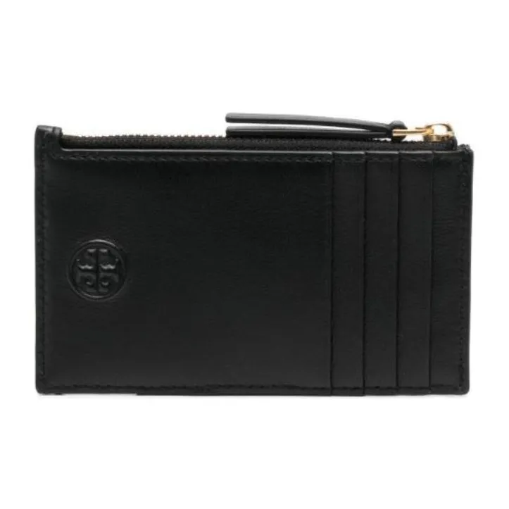 TORY BURCH Lambskin Wallet Regular Women's Obsidian Black-1