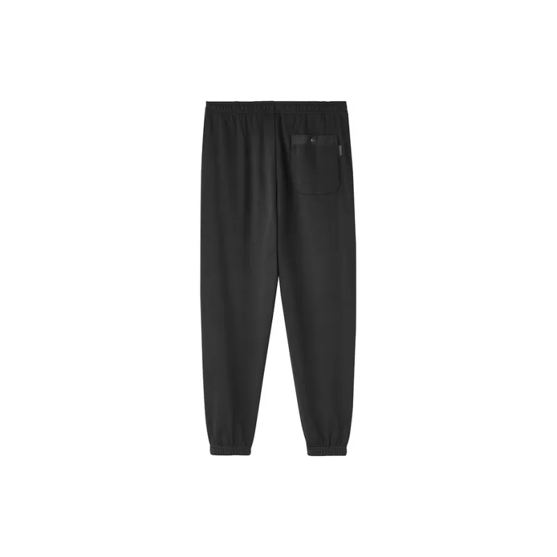 Skechers Mountain And Wild Outdoor Series Knitted Sports Pants Men's Carbon Black-1