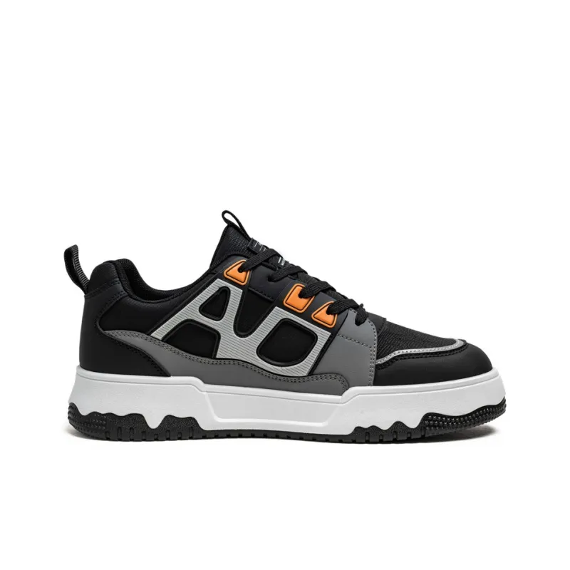 Meiretu Abrasion Resistant Balance Lightweight Low Top Skateboard Shoes Men's-1