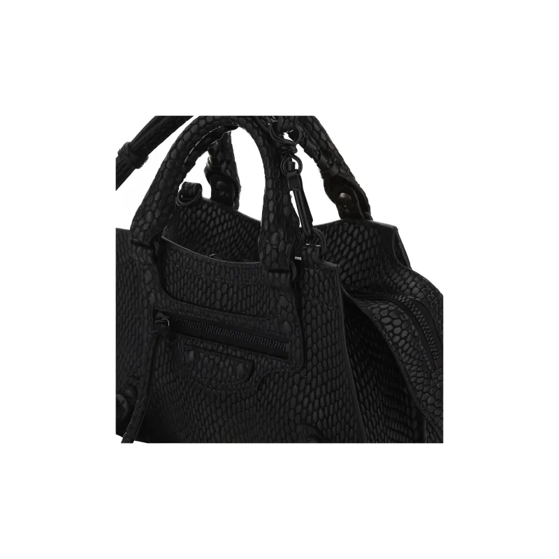 Balenciaga Neo Classic Cow Leather Tote Bag Shopping Bag Crossbody Handbag Mini Women's Black-3