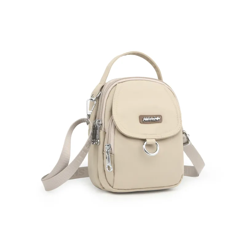 Gerlanx Nylon Fabric Crossbody One Shoulder Handbag Regular Unisex Multicolor-10