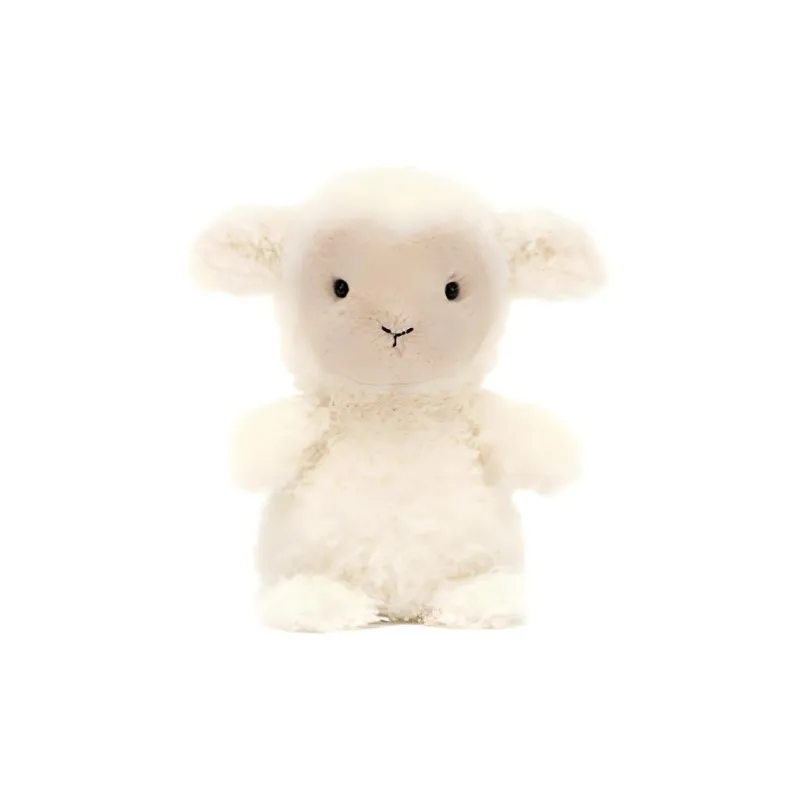 JELLYCAT Farm Animal Collection Lamb Ivory Dolls Plush Doll 25cm High-0