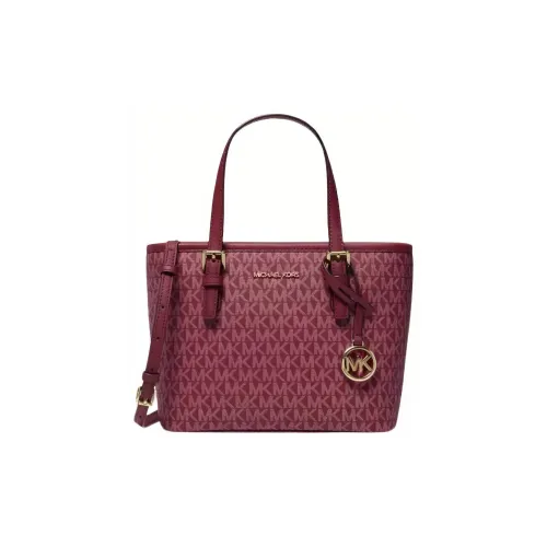 MICHAEL KORS Jet Set Canvas Tote Bag Shopping Bag Handbag Shoulder Bag Crossbody Bag Women's Burgundy