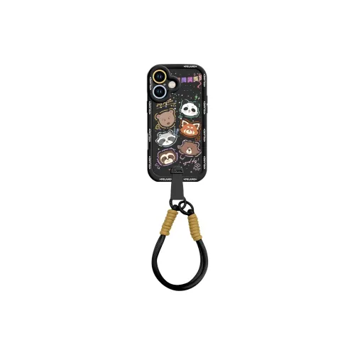 Sen Dog Silicone Material Cartoon With Lanyard Crossbody Phone Cases Compatible With Apple 16 Pro Max/Pro/Plus/15/14/13