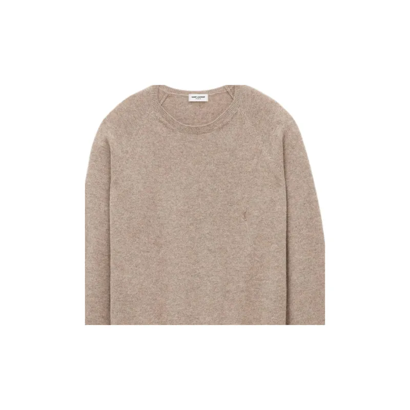 SAINT LAURENT Round Neck Sweater-4