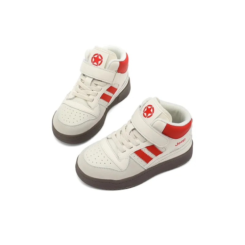 Jeep Kids' Skateboarding Shoes Beige Red Kids'-5