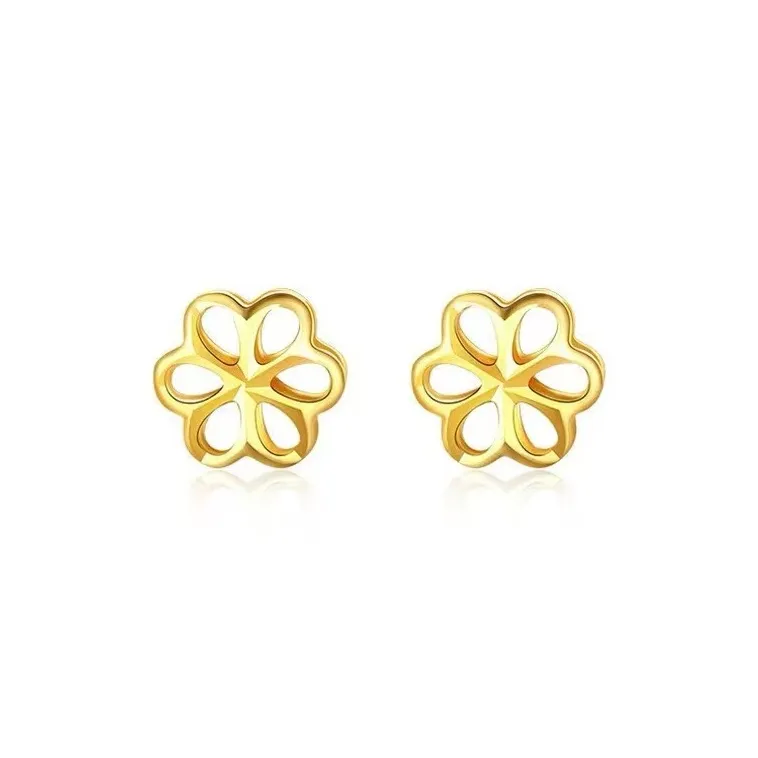 Kim Heng Hee 18K Gold Stud Earrings Women's-0