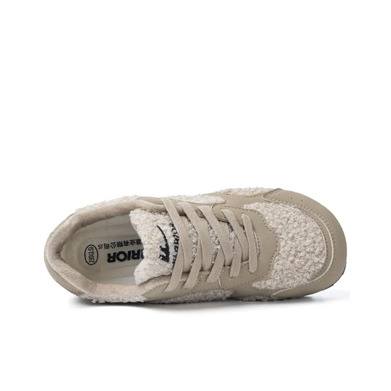 Warrior Warrior Anti Slip Wear Resistant Low Top Casual Shoes Women's Khaki-1