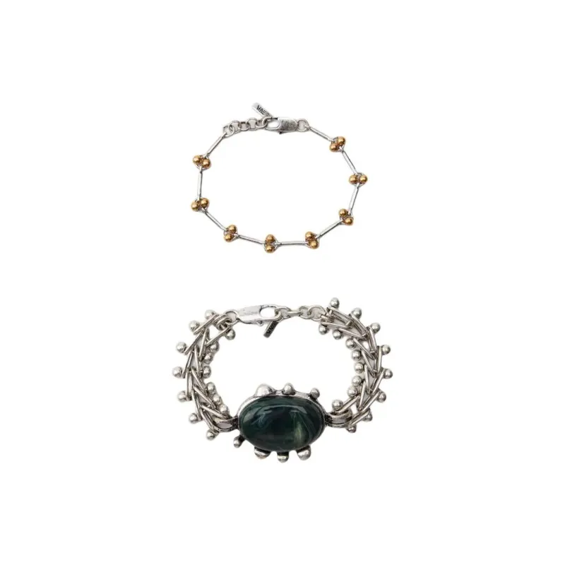 ZARA Resin Bracelets Women's Light Gray-0