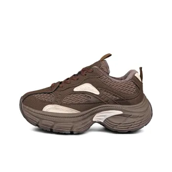 N6N8 Height Increasing Wear Resistant Slip Resistant Low Top Chunky Sneakers Women's