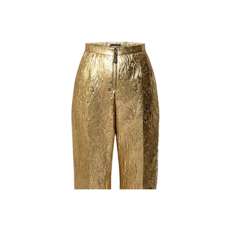 LOUIS VUITTON Floral Jacquard Pants-3