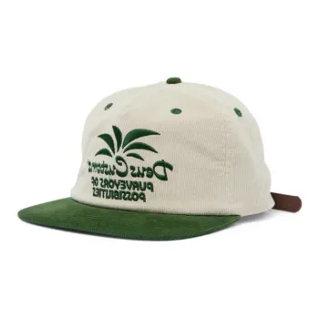 Deus Ex Machina Corduroy Baseball Caps Unisex White