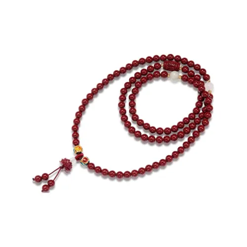 AGOVSKI Reconstructed Cinnabar Jade Bracelets Women's