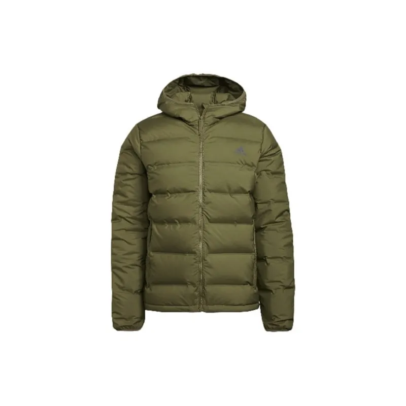 Adidas Down Jacket Unisex Green Comes With Necklace-1