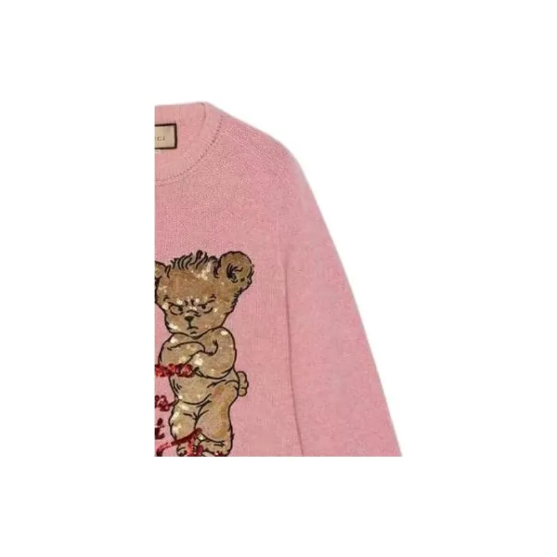 GUCCI X Harry Styles Co-branded Sweaters Women's Pink-3