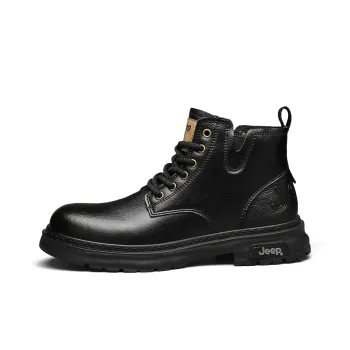 Jeep Classic Vintage Martin Boots Short Martin Boot 4cm Men's
