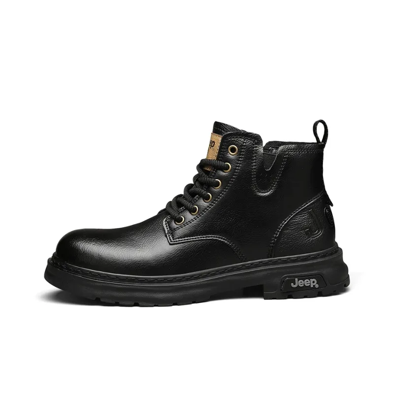 Jeep Classic Vintage Martin Boots Short Martin Boot 4cm Men's-0