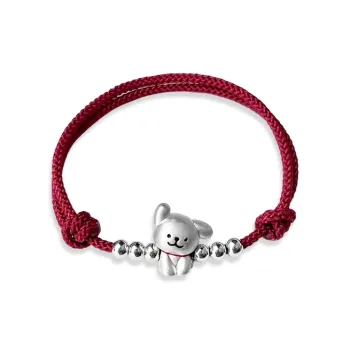 WANLIACC Alloy Adorable Puppy Bracelet Unisex