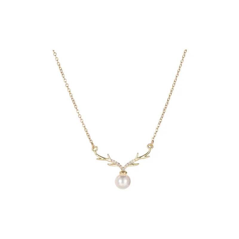ONEKISS Gold Plated Copper Necklaces Women's-0
