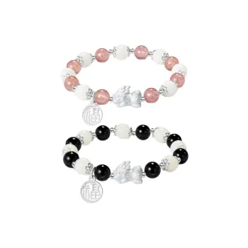 AGOVSKI Obsidian Jade Bracelets Unisex
