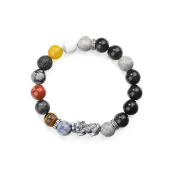 SEVEN COOK Map Stone Bracelets Men's