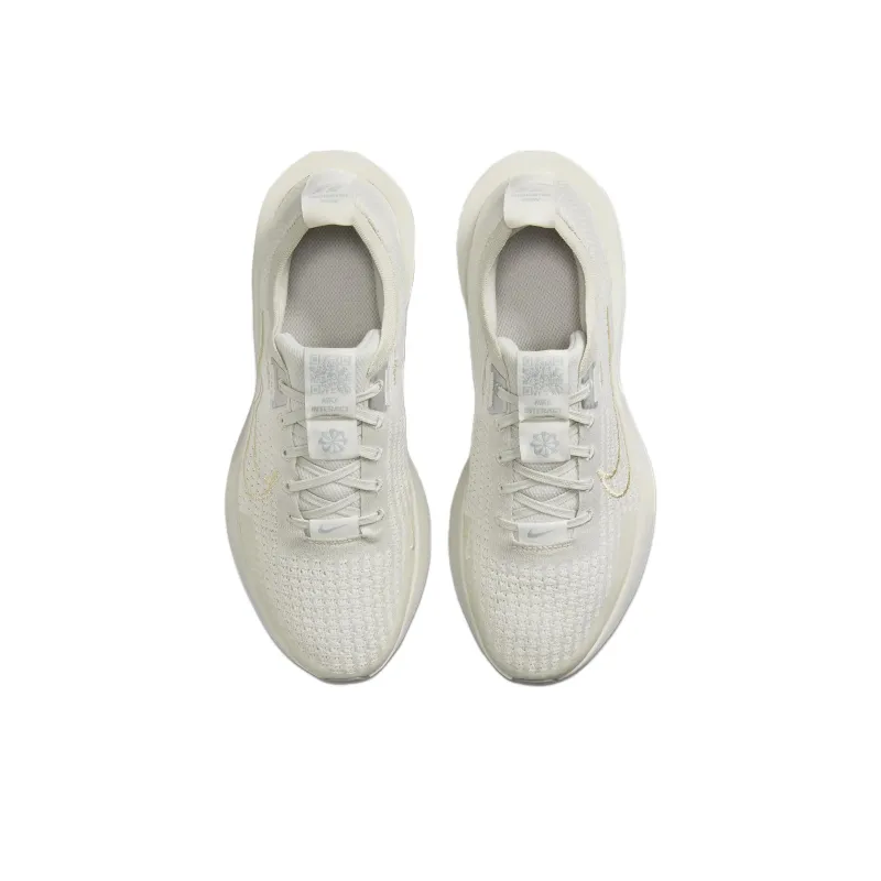 Nike Interact Run Anti Slip Wear Resistant Low Top Running Shoes Women's Beige-3