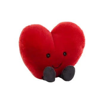 JELLYCAT Characters Cute Red Heart Dolls Plush Doll 11cm High