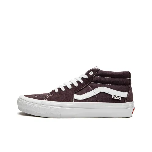 Skate Grosso Vans Mid 'Wrapped Wine'