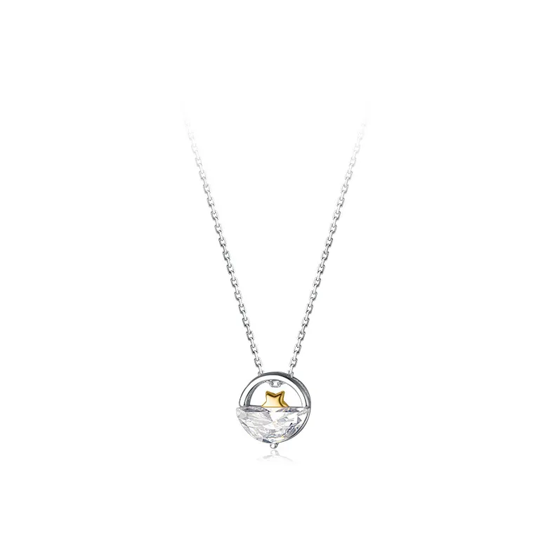JOYDINNY S925 Silver Necklaces Unisex-0